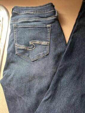 Ladies Silver Brand Denim